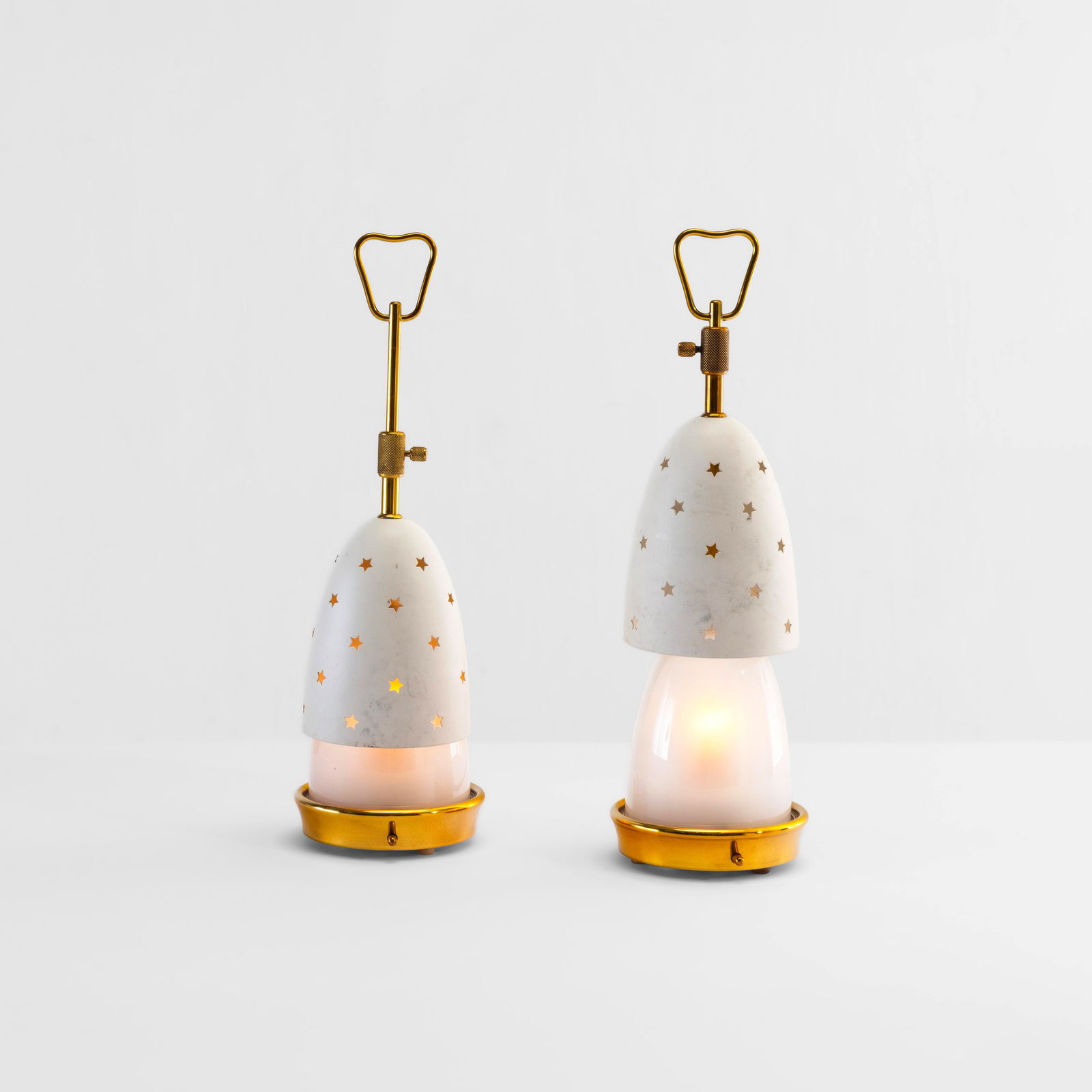 Angelo Lelii Due lampade da tavolo mod. 12291 Stellina (1 of 4)