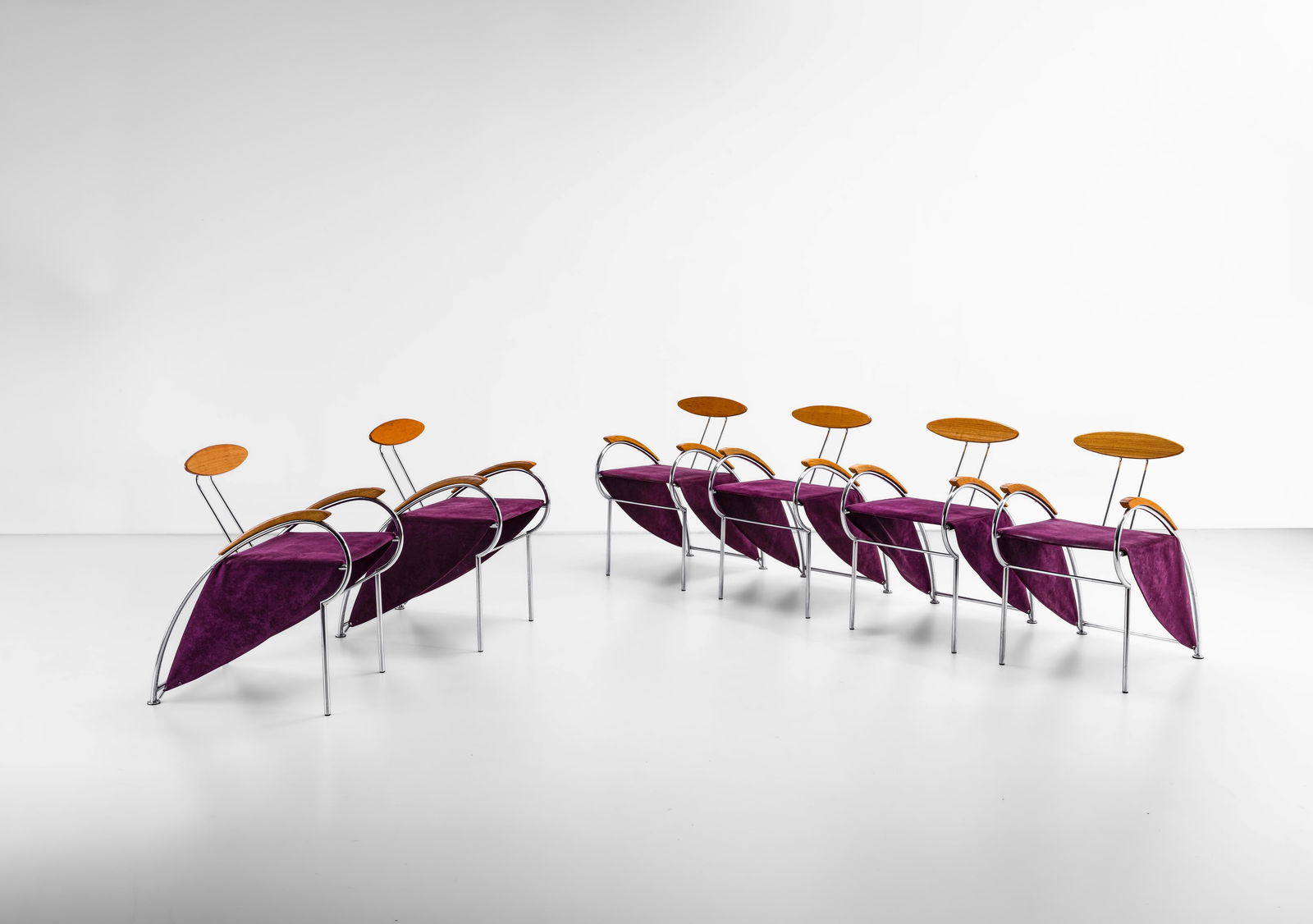 Massimo Iosa Ghini Sei poltrone mod. Notorius - 3