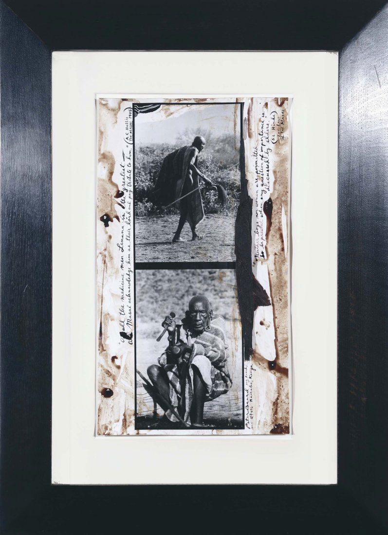 Peter Beard (1938) Masai, 1997: stampa alla gelatina ai sali dÂ’argento, cm 25x36