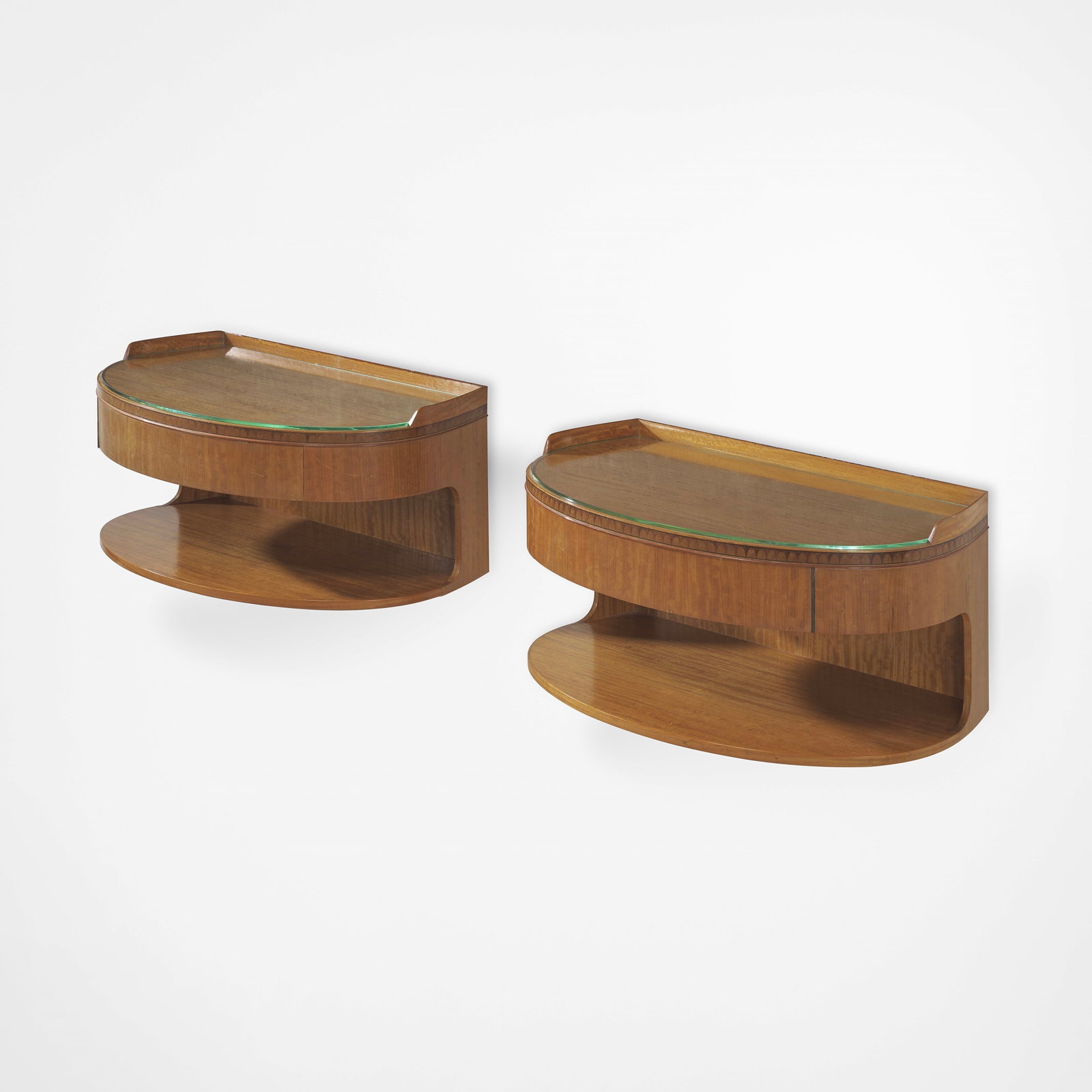 Paolo Buffa Two wall-bedside tables - 2