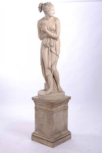 Manifattura di Signa Venere: scultura in marmo, altezza cm 165