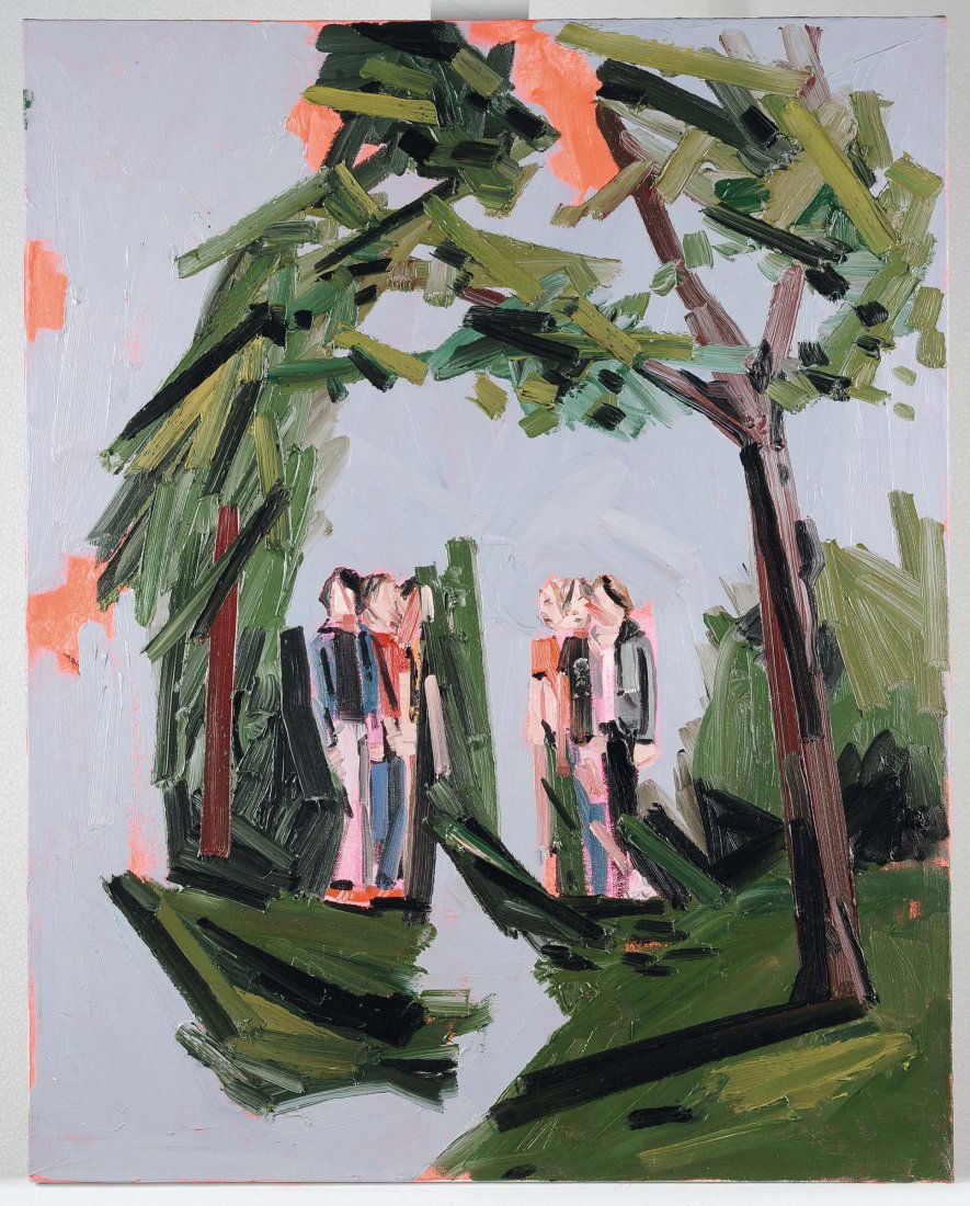 Kim Dorland 1974 The rumble, 2006: acrilico su tela, cm 60,5x76,5, firmato e datato a retro Provenienza: Galleria Bonelli, Milano