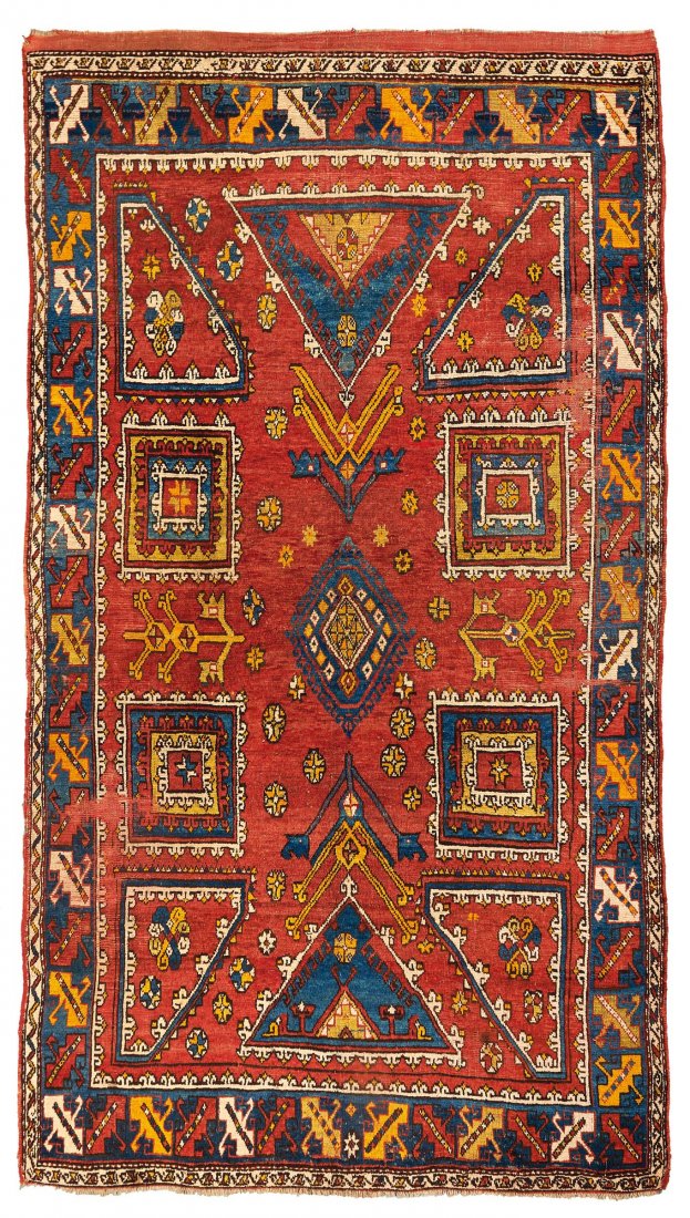 A Bergama Chanakale rug late 19th early 20th century cm (1 of 2)