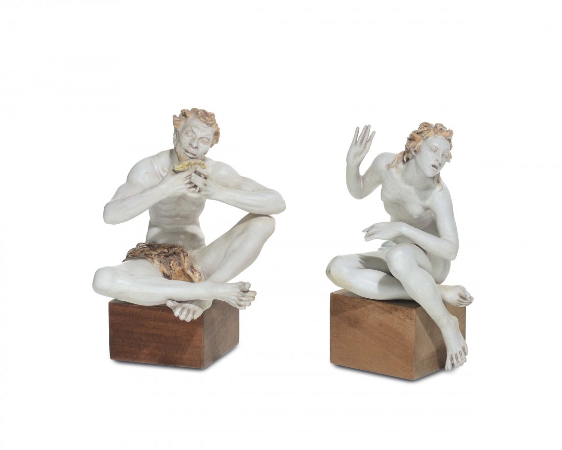 Pattarino, Firenze, 1925 ca, Il fauno e la baccante (1 of 1)