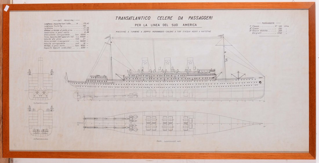 Ansaldo S.A cantieri navali, Progetto per (1 of 1)