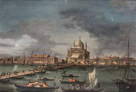 Vincenzo Chilone (Venice 1758-1839), attributed to,: oil on canvas, cm 41x59