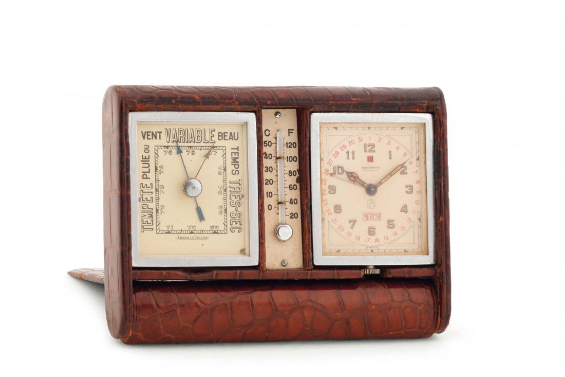JAEGER-LeCOULTRE, "Crocodile Desk  Barometre", Patent (1 of 2)