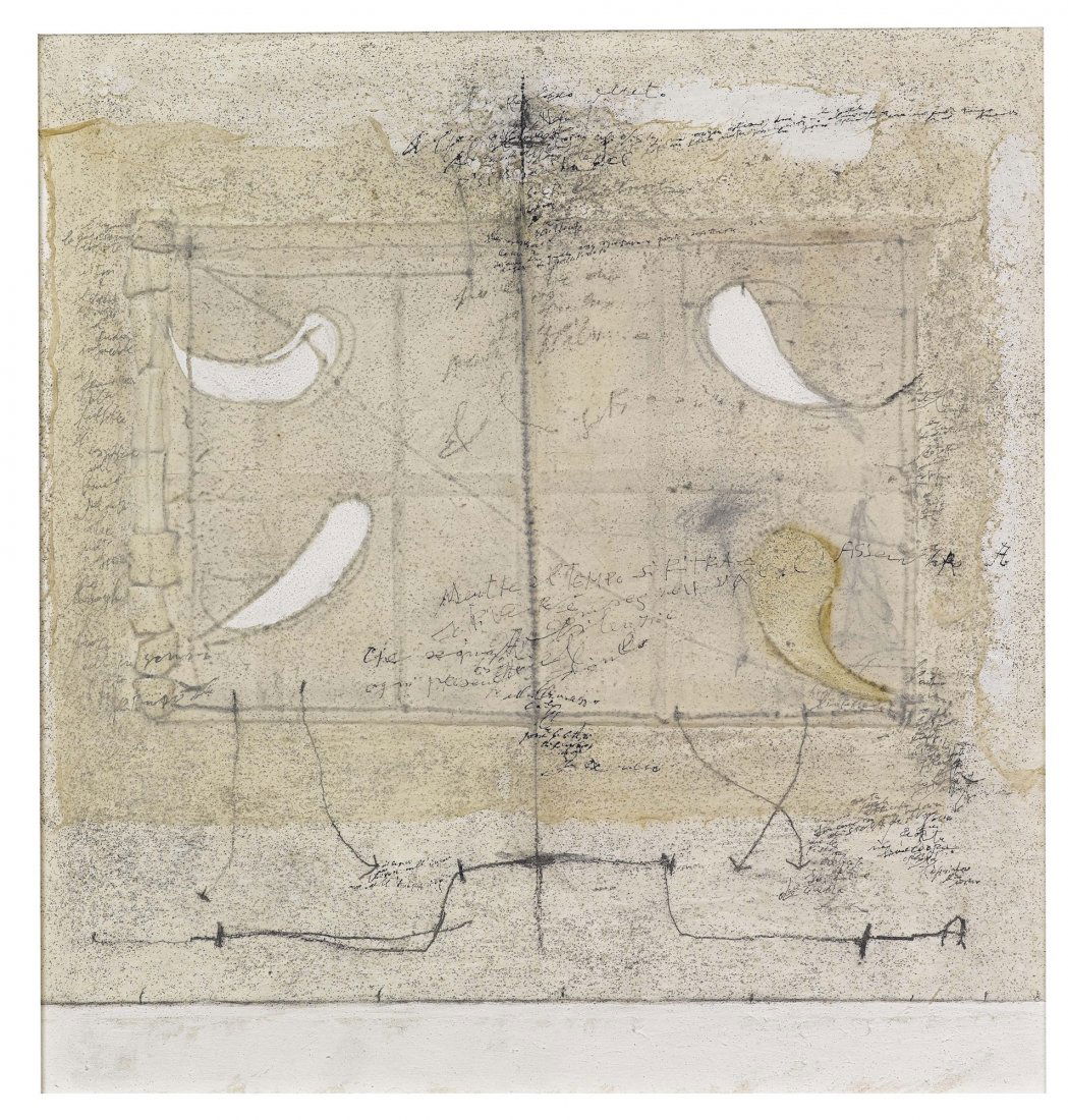 Magdalo Mussio (1925-2006), Il tempo si ritrae, 1990 (1 of 2)