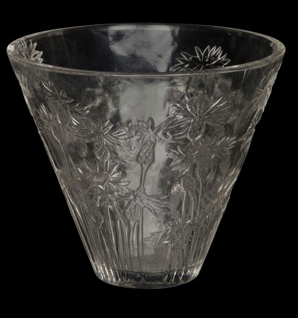 RenÃ© Lalique (1860-1945), France, "Bluets" vase, model (1 of 1)