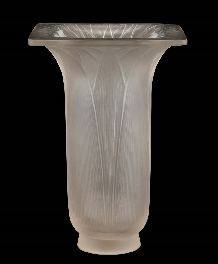 RenÃ© Lalique (1860-1945), FRance, "Lotus" vase, model (1 of 1)