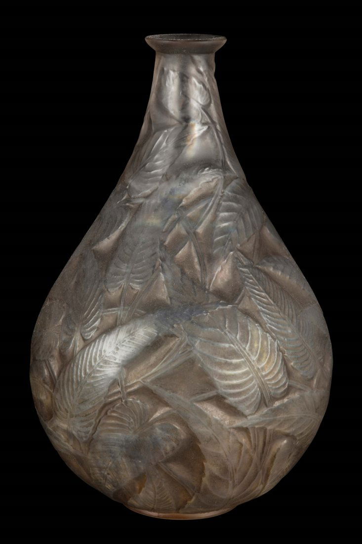 RenÃ© Lalique (1860-1945), France, "Sauge" vase, model (1 of 1)