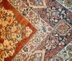 Vintage Sarouk Rug: Vintage Sarouk Rug. Based upon traditonal Sarouk Rugs from the middle east, this vintage rug dates to the early 1920's, when post World War One housewives revived the traditional Sarouk style, which w
