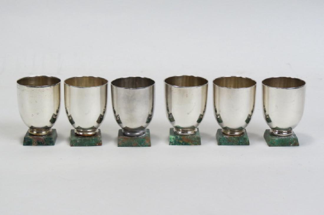 6 William Spratling Sterling Silver Cordials, (1 of 3)