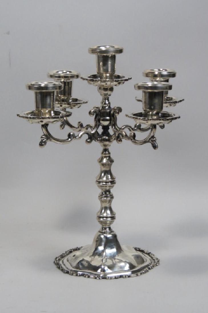 Mexican Sterling Silver Candelabra by J.L. Reyes, (1 of 4)
