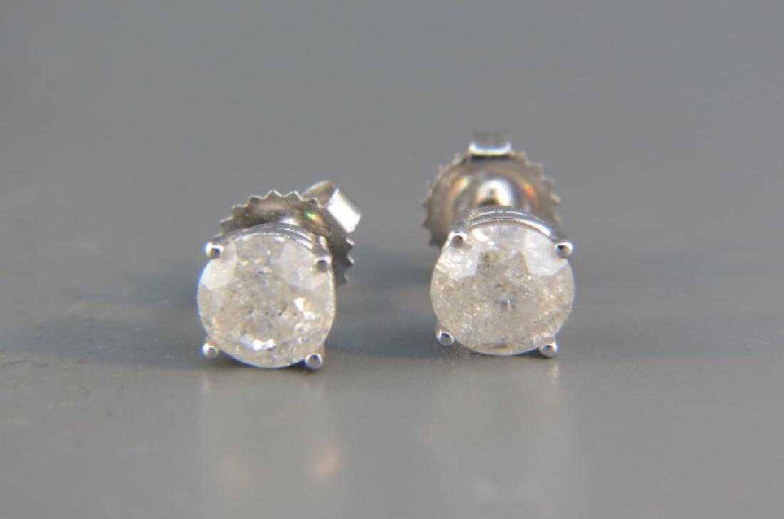 Diamond Stud Earrings, 2.50 carats total, (1 of 3)