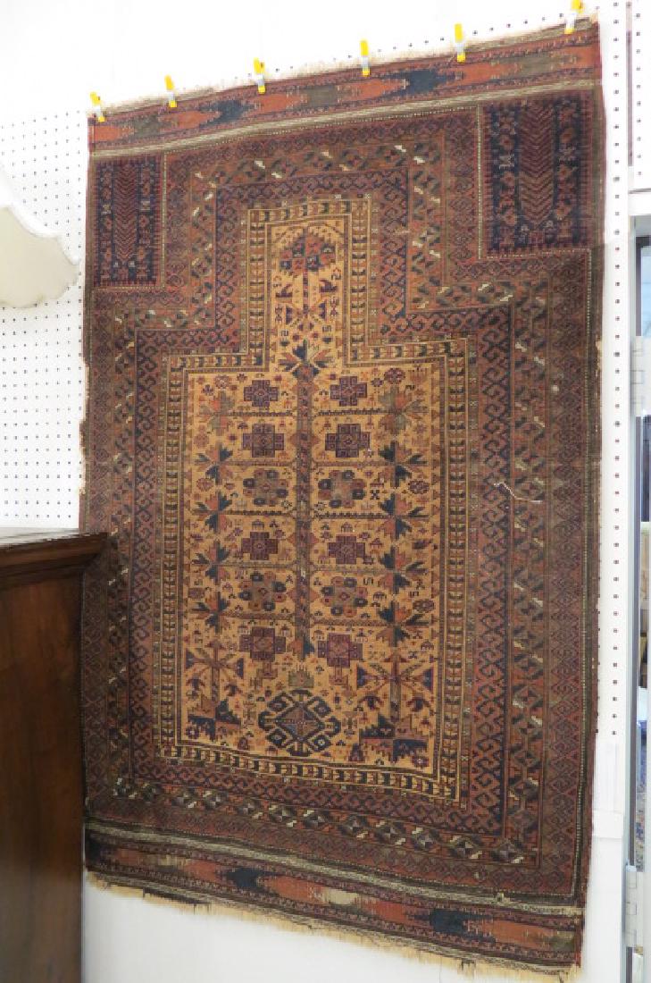 Antique Caucasian Handmade Prayer Rug, (1 of 8)