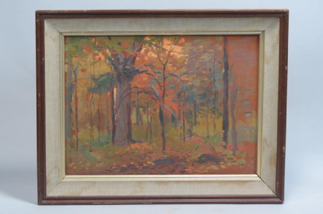 John Frost, oil, Autumn Landscape, (1 of 6)