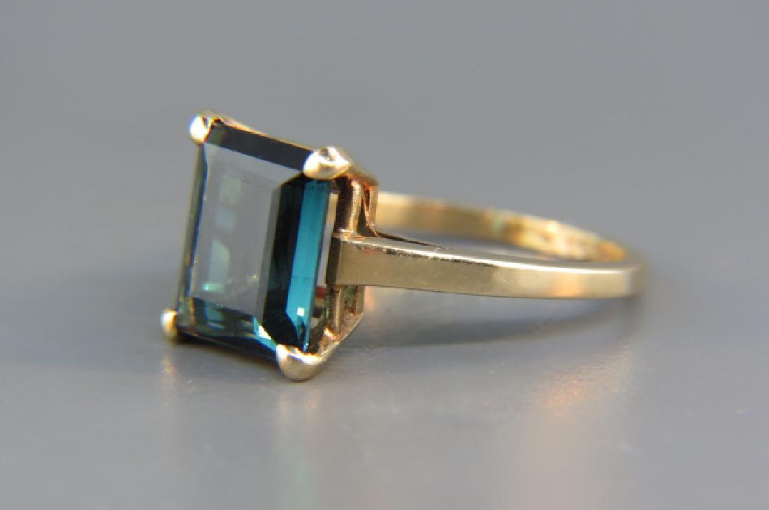 Blue-Green Tourmaline Ring, (1 of 6)