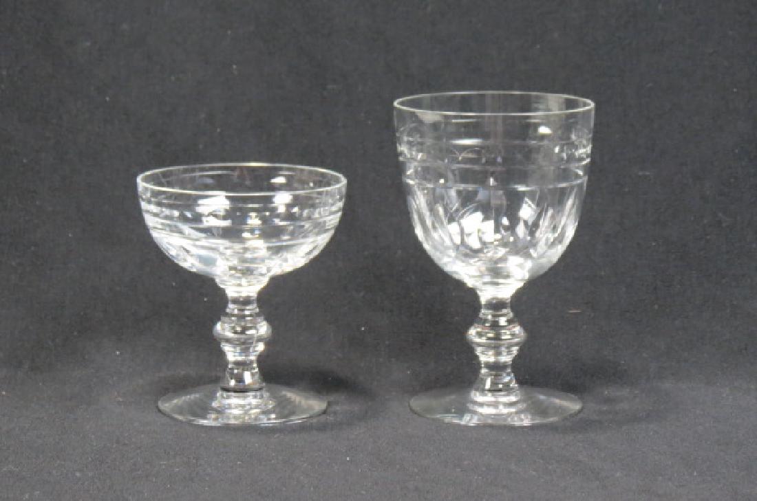 14 pcs. Cut Crystal Stemware, (1 of 4)