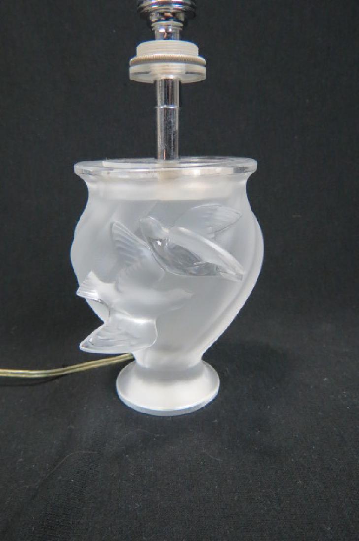 Lalique Crystal Lamp, (1 of 4)