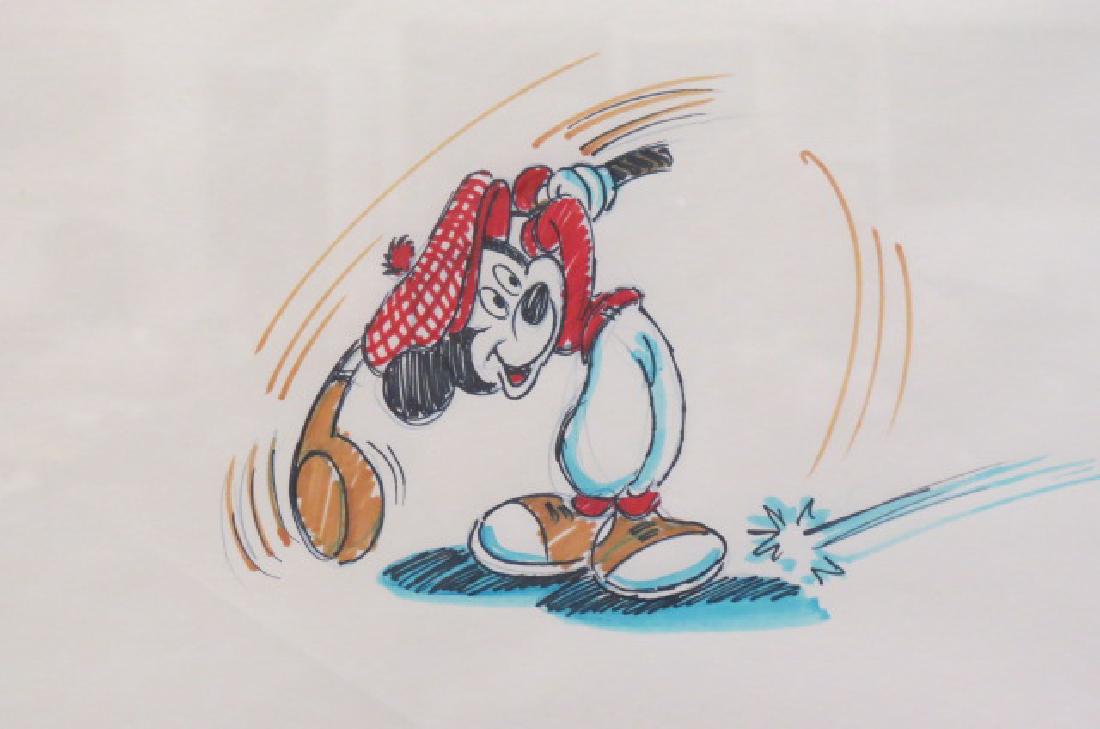 Original Mickey mouse Watercolor & Ink Drawing, (1 of 1)