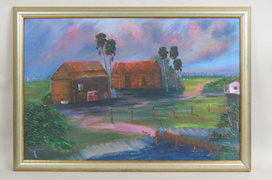 Charles Wheeler, acrylic, Florida Highwayman artist, (1 of 6)