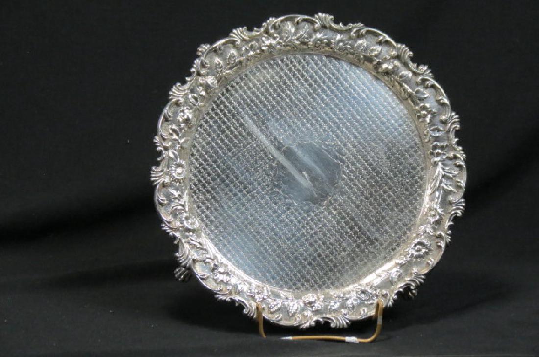 Kirk "Repousse" Sterling Salver or Tray, (1 of 5)