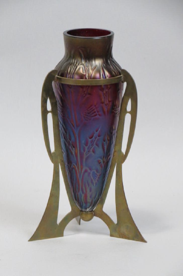 Loetz Art Glass Vase, (1 of 2)