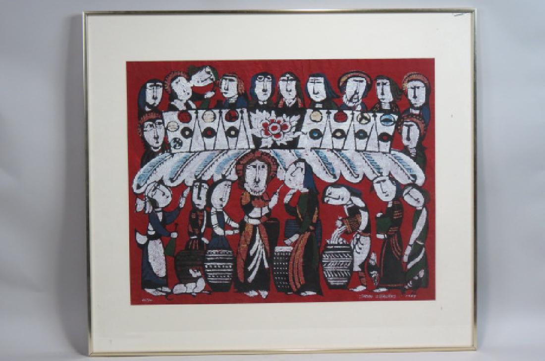 Sadao Watanabe, woodblock, (1 of 4)