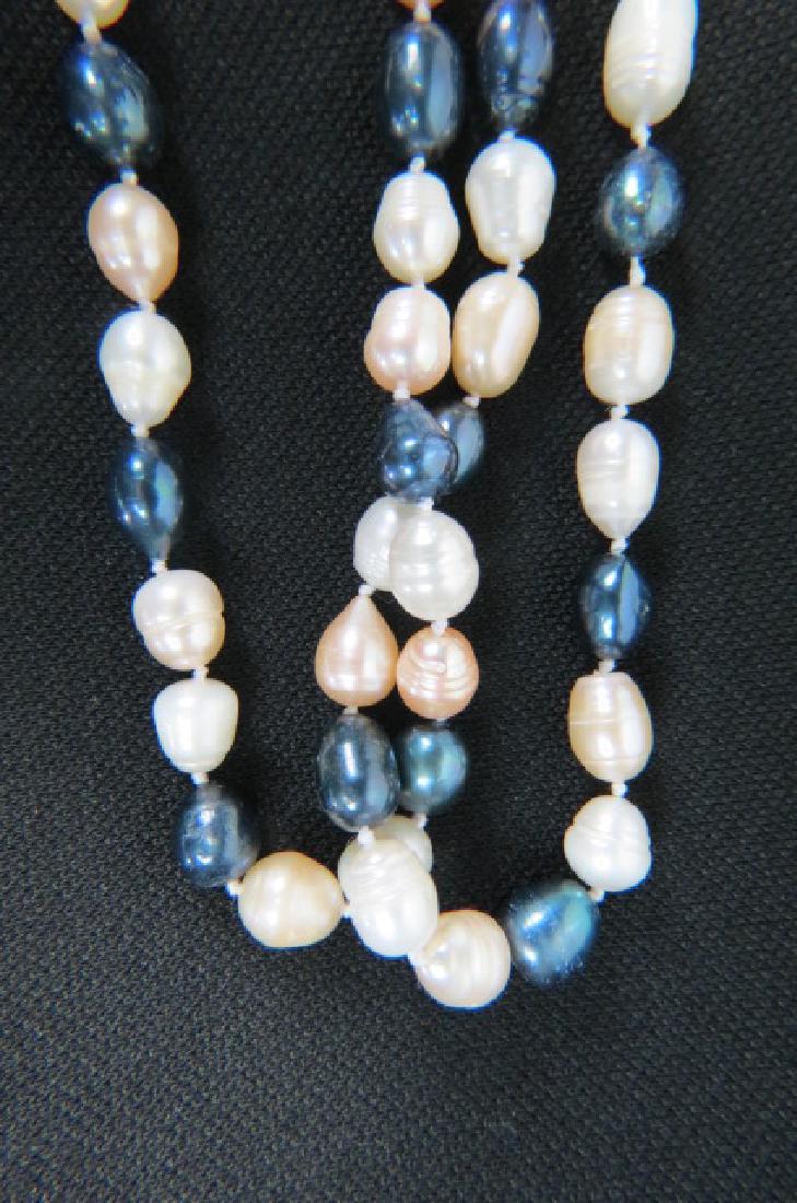 Pearl Necklace, Opera length, multi-color, (1 of 2)