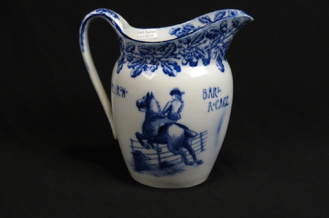 Royal Doulton Flow Blue Pitcher, (1 of 5)