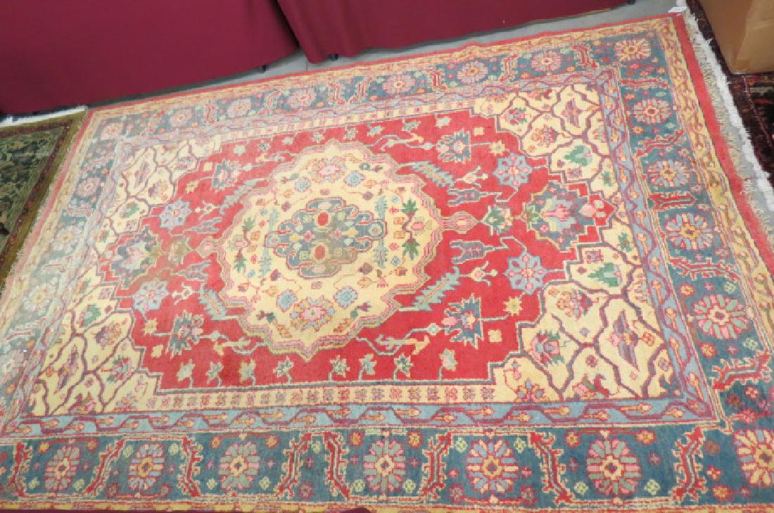 Oushak Turkish Handmade Room Size Rug, (1 of 5)