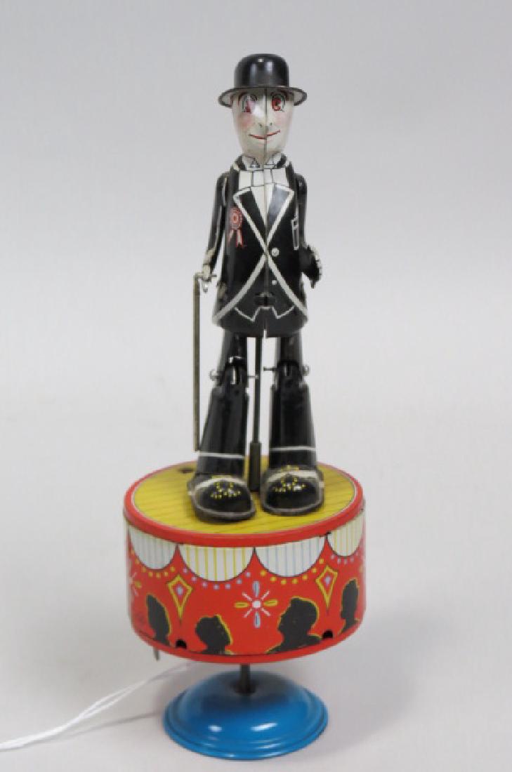 Vintage Tin Wind-Up Toy Dancing Man, (1 of 3)