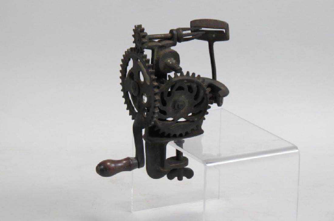 Antique Mechanical Metal Apple Peeler, (1 of 3)
