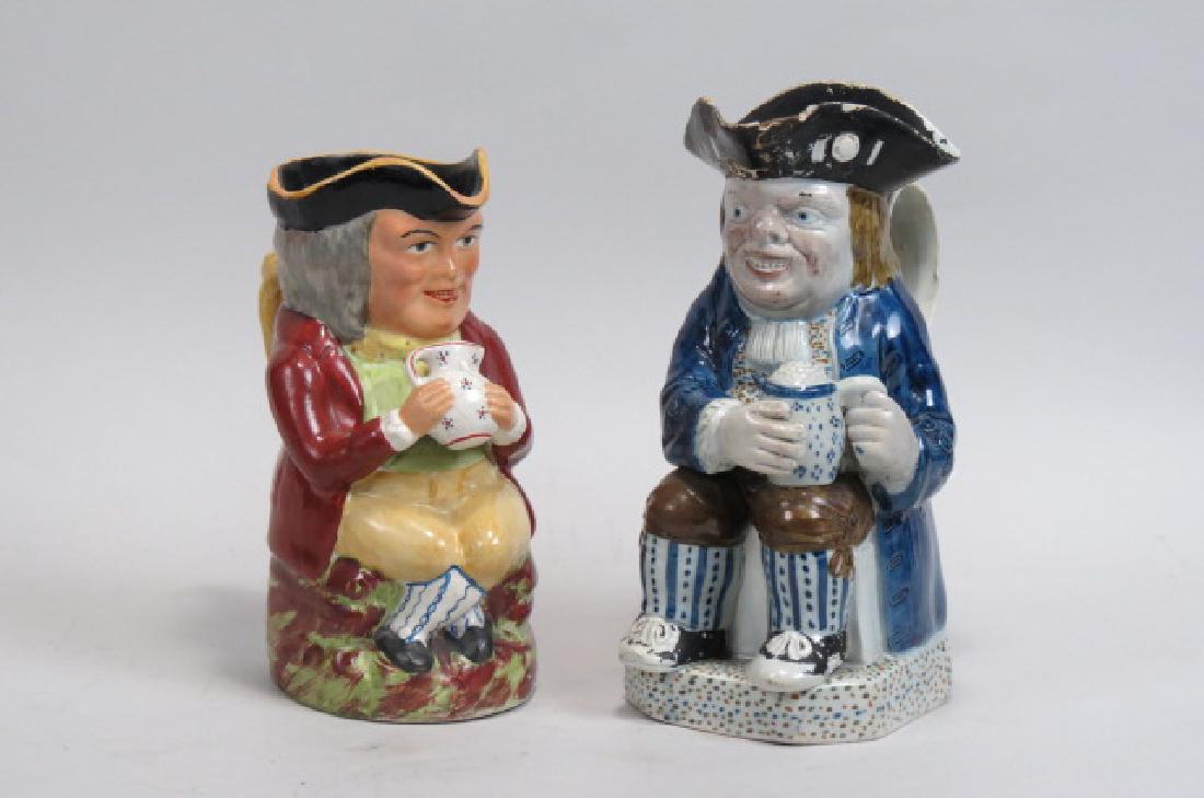 2 Early Staffordshire Toby Jugs, (1 of 5)
