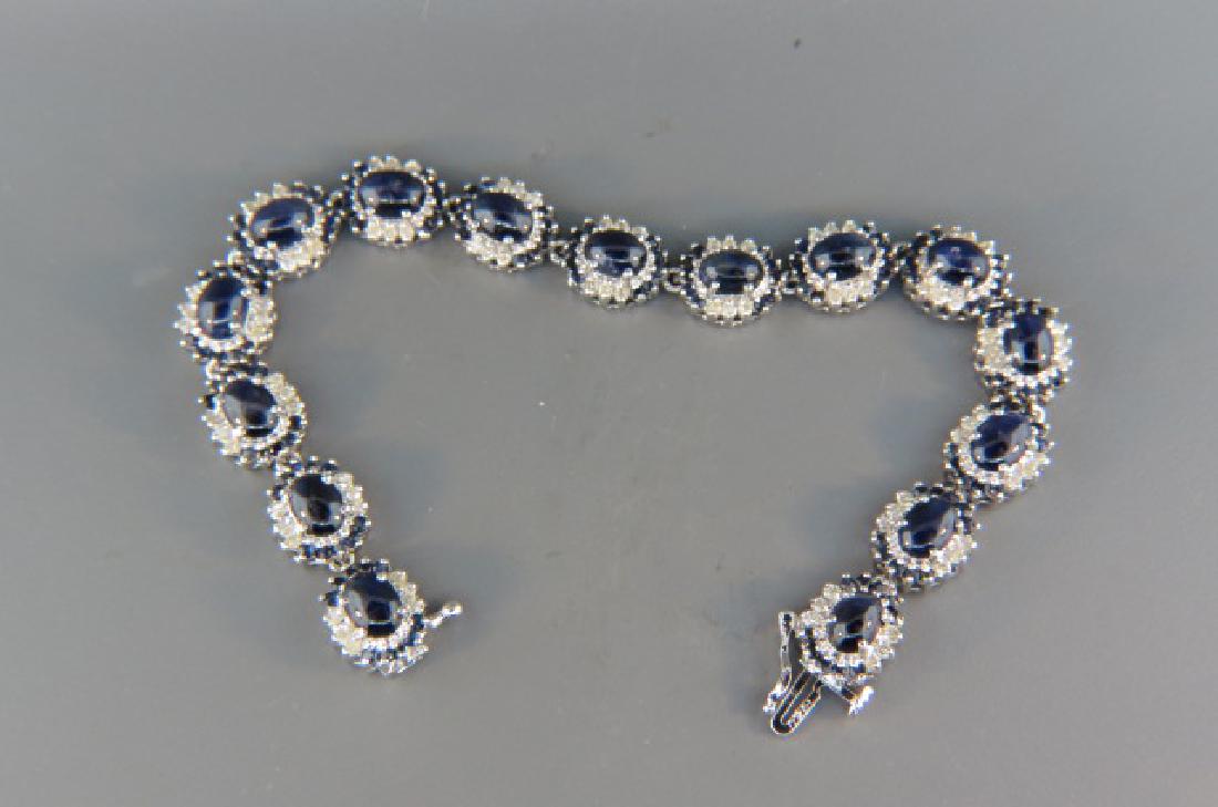 Sapphire & Diamond Bracelet, (1 of 4)