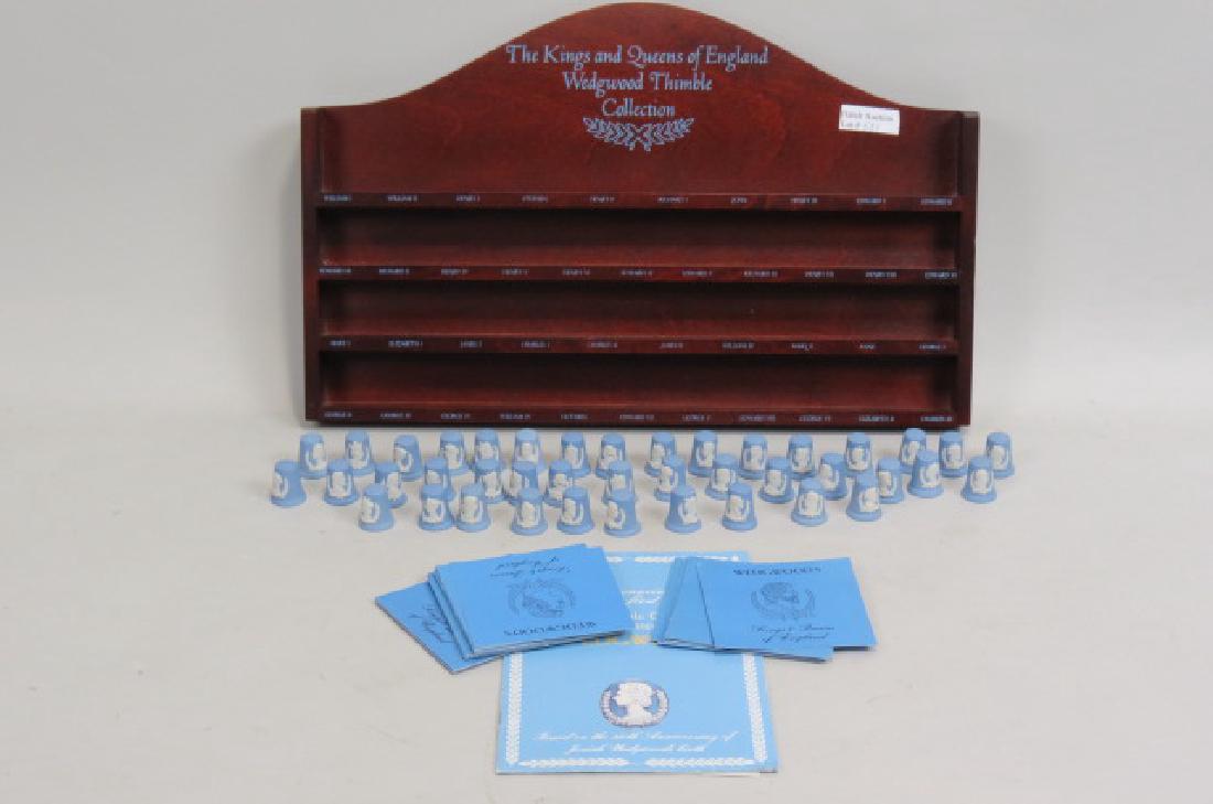 42 pc. Wedgwood Jasperware Thimble Collection, (1 of 5)