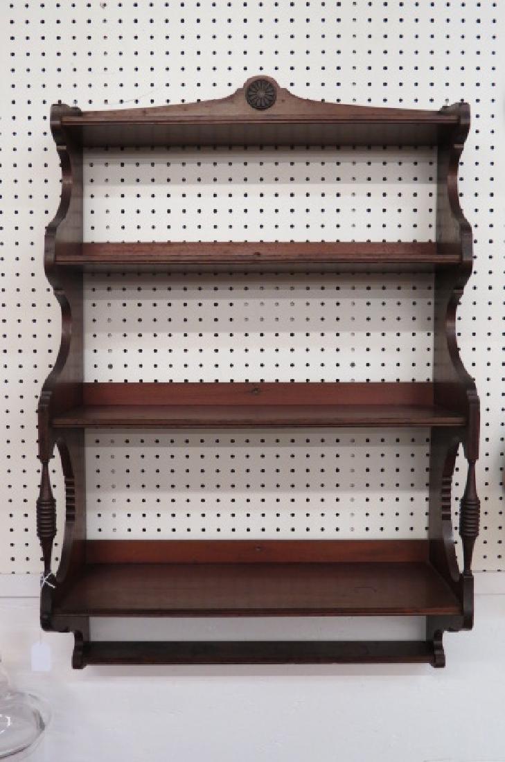 Mahogany Wall Shelf, (1 of 7)