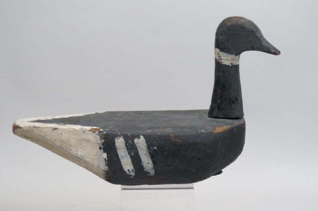Carved Wooden Canadian Goose Decoy, (1 of 3)