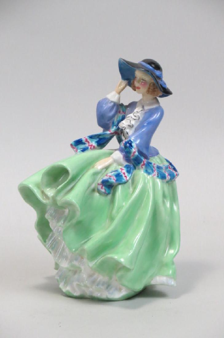 Royal Doulton Figurine of "Top of the Hill",: Royal Doulton Figurine of "Top of the Hill", HN #1883, 7", excellent.