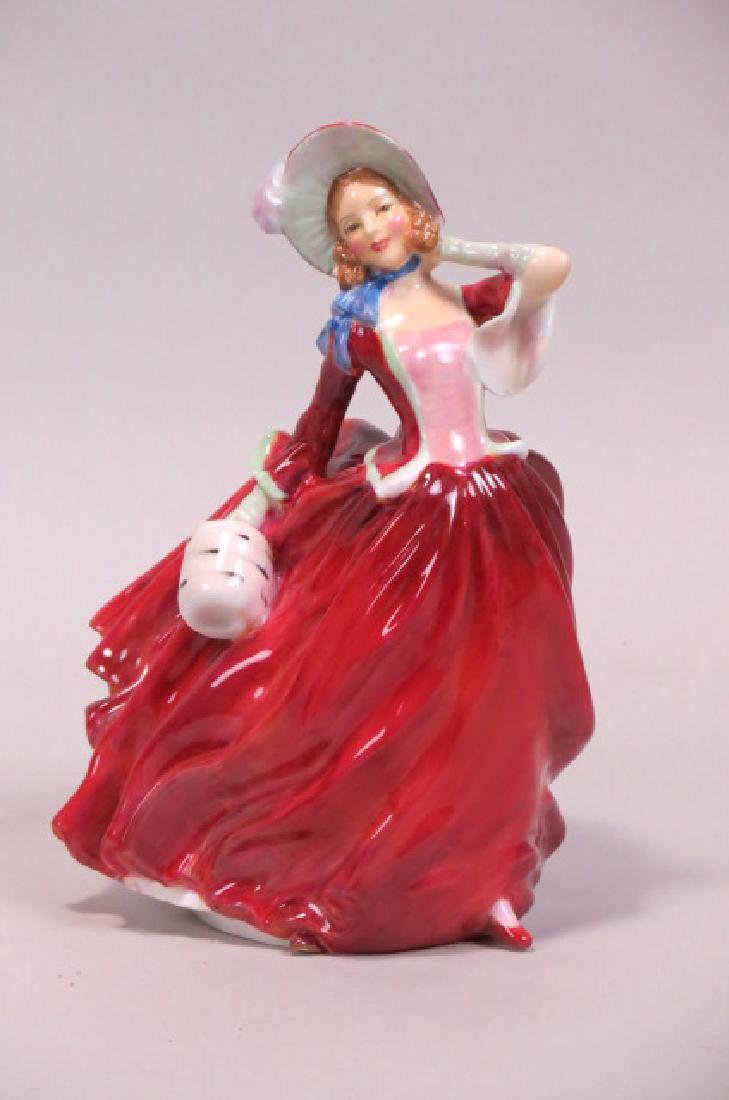 Royal Doulton Figurine "Top of the Hill",: Royal Doulton Figurine "Top of the Hill", HN #1934, 7 1/2", excellent.