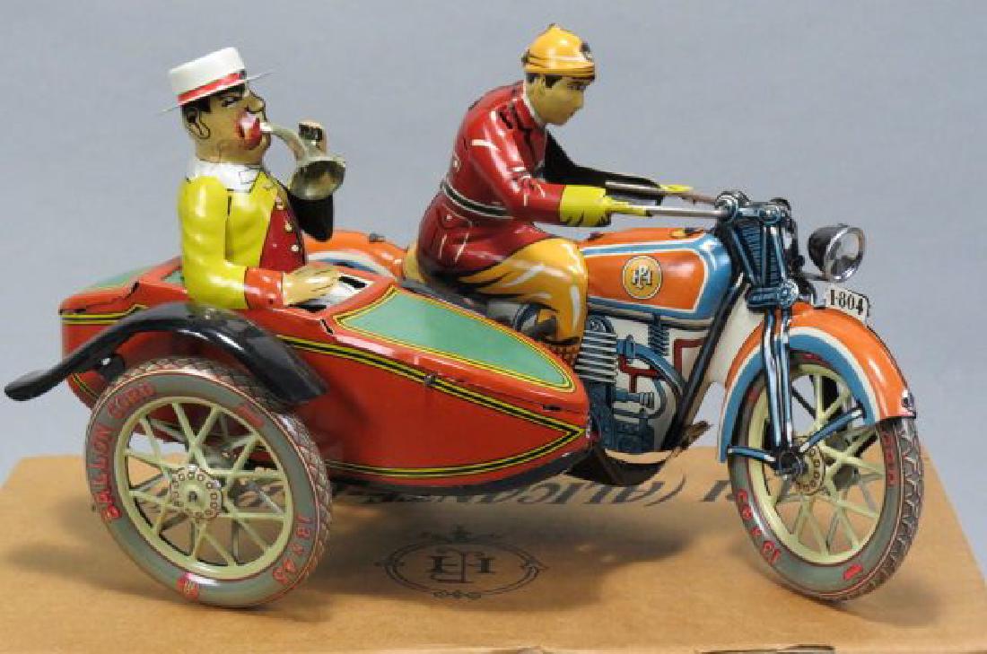 Tin Wind-up Toy Motor Bike, (1 of 5)