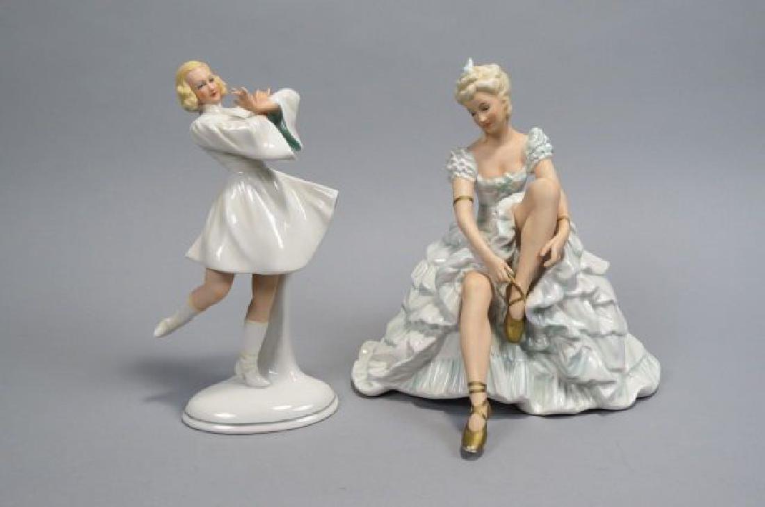 2 Schaubachkunst Porcelain Dancer Figurines, (1 of 5)