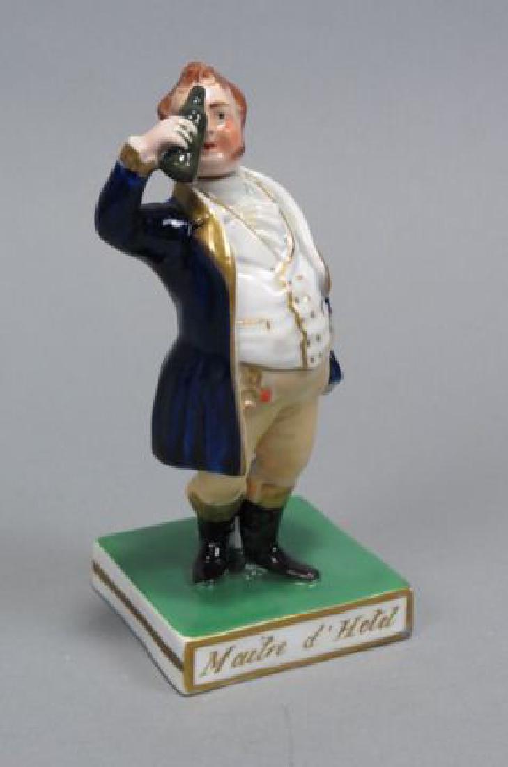 Continental Porcelain Figural Perfume Bottle, (1 of 3)
