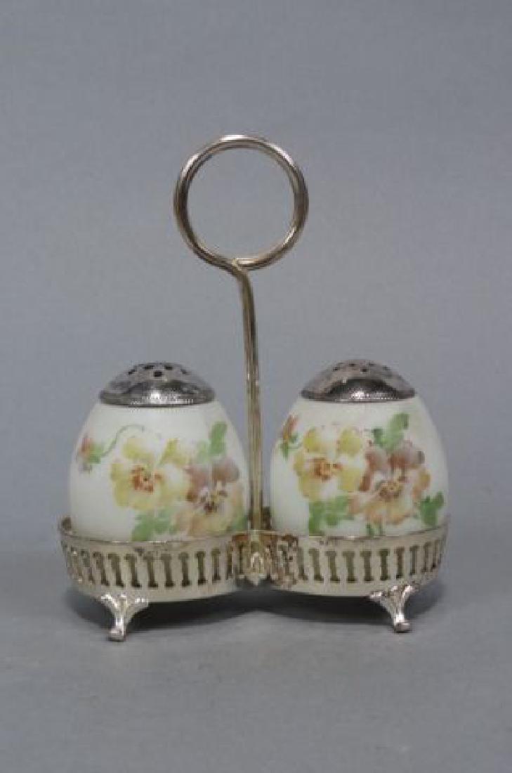 Mt. Washington Satin Glass Salt & Pepper, (1 of 4)