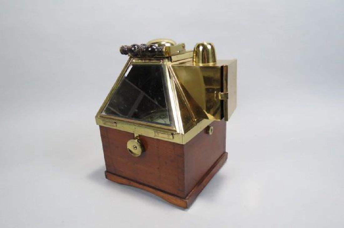Fine Ship's Binnacle with Side Lantern, (1 of 5)
