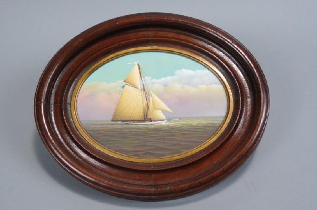 George Nemethy Painting of a Sailing Ship, (1 of 5)