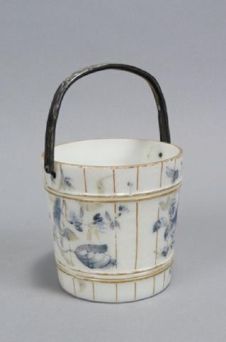 Smith Brothers Victorian Art Glass Basket, (1 of 3)