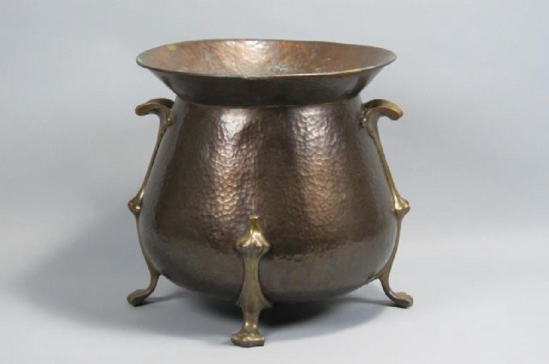 Arts & Crafts Copper Jardiniere, (1 of 2)