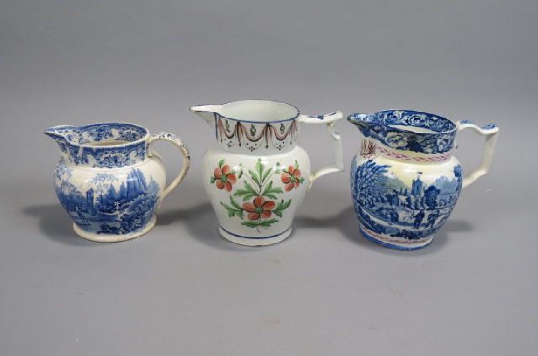 3 Early English Pitchers, (1 of 6)